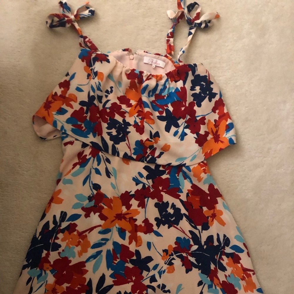 Parker floral dress size S NWOT